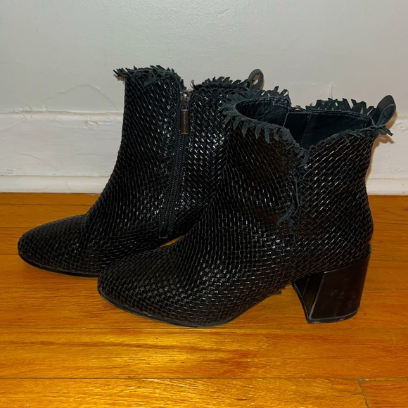 Pons Quintana Woven Ankle Boots - Picture 1 of 5